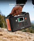 Portable Power Station 200W 40800mAh Backup Battery Pack With 110V AC Outlets, 2 DC Ports, 3 USB Ports, portable outdoors