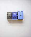 American Made Universal Garage Storage Wall Mount Kit 4 Foot Beefy System Holds 650 Pounds Per Section Easy One Person Install