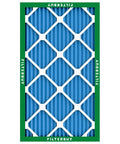 16x25x1 Air Filter MERV 13 for Smoke and Allergen Defense, Electrostatic Pleated HVAC Replacement, front view