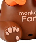 Rechargeable Usb Desktop Cooling Fan For Mugs And Bottles With Adjustable Speed Settings To Keep Coffee Tea Milk Water Frosty And Beat The Heat All Day Long, showing cute monkey design and paw details.