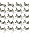 Solar Panel Grounding Nuts Drop-In Style For T Slot Aluminum Extrusion Profiles With 8Mm Groove heavy duty carbon steel fasteners, 20 pieces.