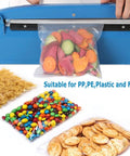 Poly Bag Heat Sealer Machine For Plastic Bags PE PP 8 Inch Sealer With Adjustable Time Auto Heat Control sealing snacks