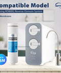 Reverse Osmosis Membrane Replacement Kit High Flow 800 GPD With Easy Twist And Lock Filters alongside compatible RO system