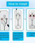 Installation guide for Six Piece Doorbell Replacement Screws Set For Blink And Ring Video Doorbells