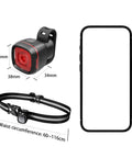 Front And Rear Bike Lights Set With Type C Rechargeable Headlight And Taillight For Late Night Rides Pink Safety Lights For Kids And Girls