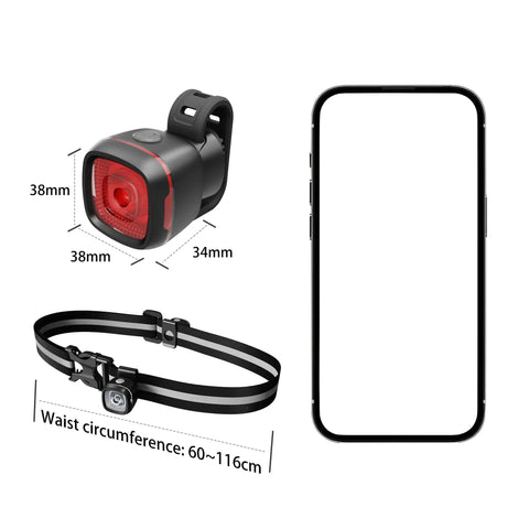 Front And Rear Bike Lights Set With Type C Rechargeable Headlight And Taillight For Late Night Rides Pink Safety Lights For Kids And Girls