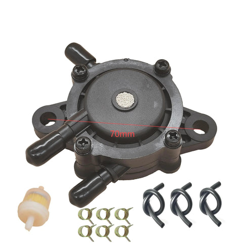 Vacuum Fuel Pump With Fuel Filter For Small Engine Lawn Mowers And Tractors Fits 17HP To 25HP Motors Easy Install