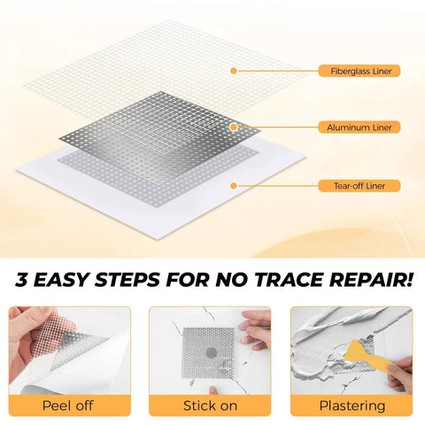 20 Pack Drywall Patch Kit With 2 Inch 4 Inch 6 Inch And 8 Inch Patches Scrapers And Sandpaper For Quick Easy Hole Repair On Drywall Use With Wall Filler And Spackle DIY Home Improvement Patch Solution