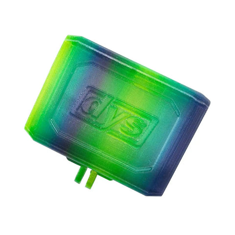 TPU camera mount with adjustable angle for FPV freestyle drones, multicolored, rectangular design, compatible with GoPro Hero 9 10 11