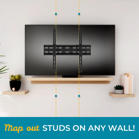 No Sweat MagneticStudFinder ForDrywall PlasterLathWalls ReliableRareEarthPendulumMagnetDetector WithFourMarkingPins ForHittingTheFastenerSpot