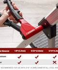 Arrow Headless Pop Rivet Gun One Handed Automatic Size Adjustment For 1 8 5 32 3 16 Inch Rivets demonstrates ergonomic grip and easy handling.