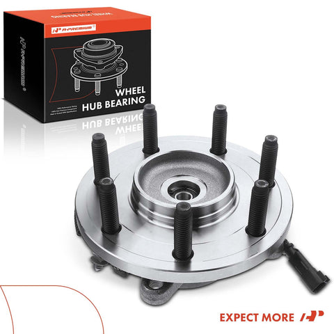 Front Wheel Bearing And Hub Assembly With ABS For Ford F 150 2010 2014 7 Lug 4WD AWD Replacement Direct Fit