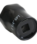 2 And A Quarter Inch Six Point Truck Wheel Bearing Socket For Axle Nut Socket Set Built Tough From Durable Steel With Black Powder Coat