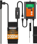 Turn Up The Heat Without The Drama With This Beast Of A Portable Immersion Water Heater 304 Stainless Steel 2000W Unit.