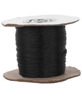 Flame Retardant Braided Cable Sleeve For Power Cords And Data Cables Breathable Mesh Wire Protector Tube on spool, black nylon material.