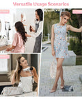 Go To Travel Case For Dyson Airwrap And Hair Dryer Tools shown in various usage scenarios including home and travel.