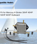 Mercury Outboard Fuel Pump Replacement For 30 HP 40 HP 50 HP And 60 HP Engines 899106T01 8M0141827 18 8866 Sierra Compatible