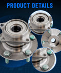 Rear Left And Right Wheel Hub And Bearing Assembly 512350 For Mazda CX 7 2007 2012 With 5 Lug AWD Only OE Quality Replacement