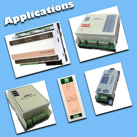 Applications of Low Profile DIN Rail Enclosure for Home Automation and PLC Switch Boxes, ABS Electrical Box with 35mm Rail