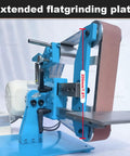 Heavy Duty 750 Watt Electric Belt Sander Bench Grinder With Polishing Machine And Sanding Belts adjustable flatgrinding plate 200mm.
