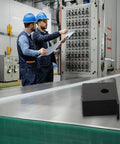 Self Powered AC Current Sensor Switch 30A Adjustable With Smart Current Monitoring Red Green LED Indicators No External Power Needed Output Signal Switching Input Output Isolation Ideal For Automation mounted in industrial panel
