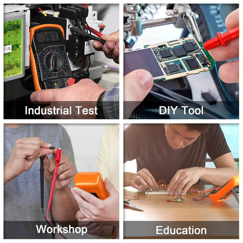 Go-To DIY Ready Multimeter Volt Meter 2000 Counts Digital Tester used in industrial, DIY, workshop, and education settings.