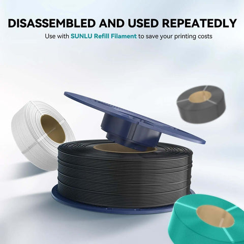 High Speed ABS 3D Printer Filament 1.75mm Black, 1Kg Spool, Rapid Printing At 350 mm Per Sec, Heat Resistant Up To 91 C