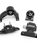Built Tough Four Piece Engine Motor Mount And Transmission Bracket Kit Fits Chrysler 200 Sebring Dodge Avenger 2.4 Liter Automatic Gearbox Swap Parts, black rubber mounts and brackets.