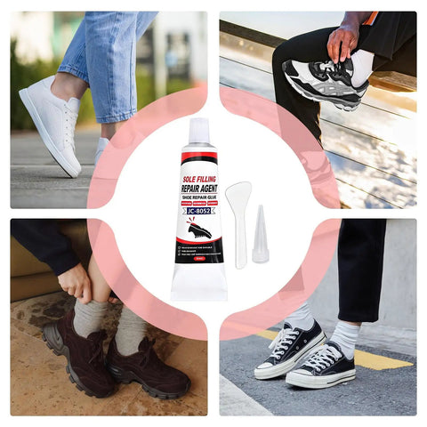 All Purpose Quick Dry Shoe Glue For Sneakers Boots And Sandals, Clear Flexible Bonding Sealant For Leather Rubber Canvas