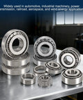 Heavy-Duty Tapered Roller Bearing Cone And Cup Set For High-Load Industrial And Auto Use, 1.36-Inch Bore, 2.83-Inch Outer Diameter