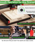 100W Solder Fume Extractor With 180 To 210 Cubic Meters Per Hour Strong Suction, High Efficiency HEPA Filter, Odor And Smoke Absorber, Ultra Quiet Solder Fume Extractor For 5W And 10W Laser Cutters, Engraving, Welding, And 3D Printing in various usage scenarios