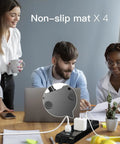 People working at a table with Surge Protector Power Strip With 10 Outlets And 4 USB Ports 2 USB C Six Foot Heavy Duty Extension Cord