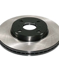 Front view of Front Vented Brake Rotor With Premium Electrophoretic Coating For Superior Corrosion Resistance And Salt Spray Protection Tight Tolerances Easy Install High Quality Disc Rotor For Daily Driver And Weekend Racer
