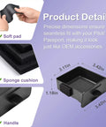 Product details of Center Console Organizer Tray For Honda Pilot 2023 2024 2025 2026 And 2026 Passport showing dimensions and materials.