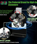 Certified Solid Replacement Golf Cart Forward Reverse Switch Assembly For Ezgo Txt Electric Vans 1994 Up, detailed view of components.