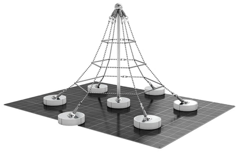 Magnetic Modular Kit For Engineering And Architecture Education That Lets You Build Bridges And Cable Structures Hands On
