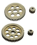 48 To 51 Mm Chainsaw Gear For Lawn Mower Corner Hole Assembly Power Transmission Heavy Duty Metal Gear With High Strength Alloy For Precise Power Transfer Easy Install Durable Replacement Component showing front view of gears
