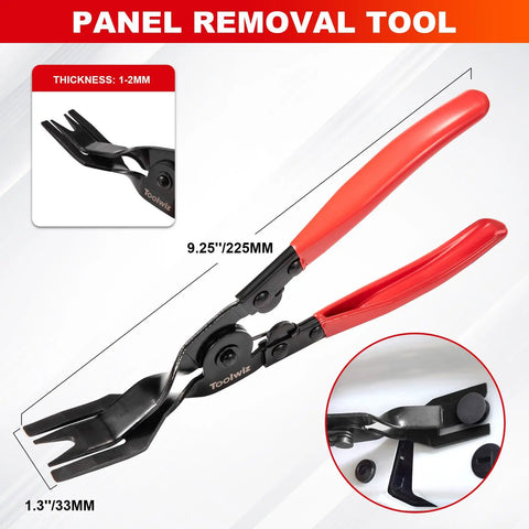 Panel removal tool from Six Piece Fuel Line Pliers Set For Auto Repair With Hose Clamp Pliers Panel Removal Tool Hose Removal Pliers