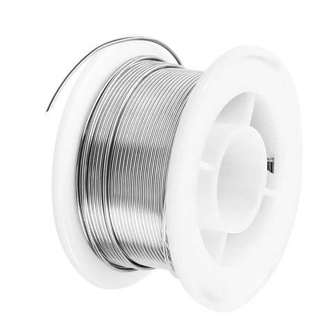 63-37 Tin Lead Rosin Core Solder Wire for Electrical Soldering, 0.8mm Diameter, 50g Spool in white plastic reel