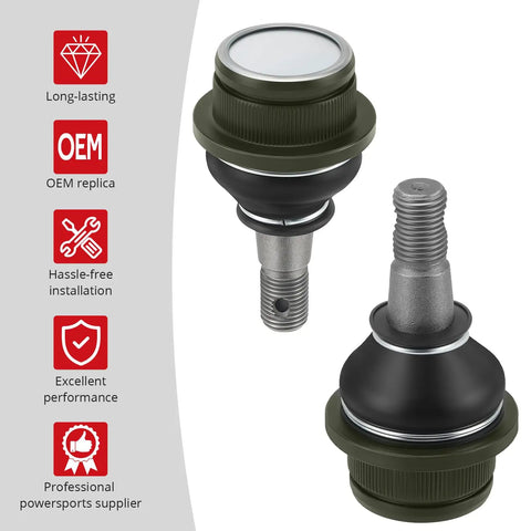 2 Pieces Front Lower A Arm Ball Joint For Kawasaki Mule 600 610 KAF400 KAF540 KAF620 KAF950 4000 4010 OEM 59266 1080 heavy-duty UTV joint