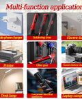 Multi-function applications for Power Up Anywhere Hand Crank Generator including printer, soldering iron, and laptop