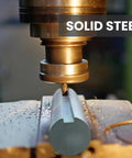 Beefy One Inch Round Keyed Shaft With One Quarter By Nine Sixty Fourth Inch Keyway Two Foot Length 1045 Carbon Steel machining process