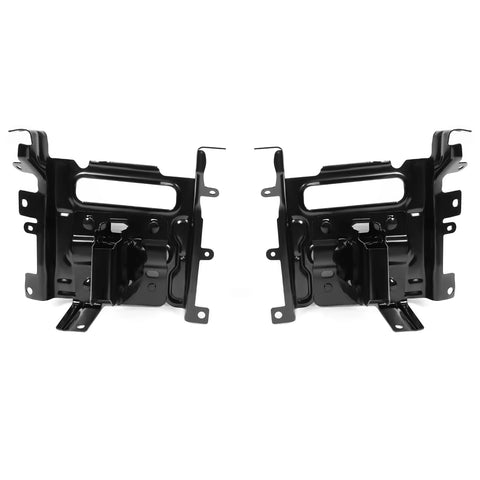 Front bumper brackets for RAM 1500 (2013-2018, 2019-2024 Classic), black steel, left and right