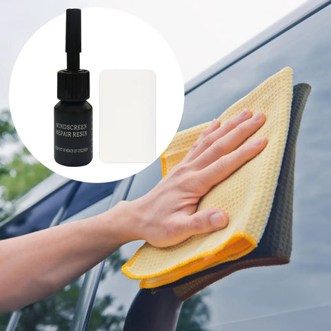 Pro Grade Auto Glass And Surface Repair Kit With Resin Fluid For Windshield Chips And Cracks Quick Fill And Smooth Finish kit