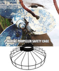Outboard Prop Guard Shield With Stainless Steel Net Cage, Built To Last Marine Safety Cover For Boats And Motors, Hand Welded Build, Protects Prop From Ropes, Debris And Plants For Smooth, Trouble-Free Water Runs