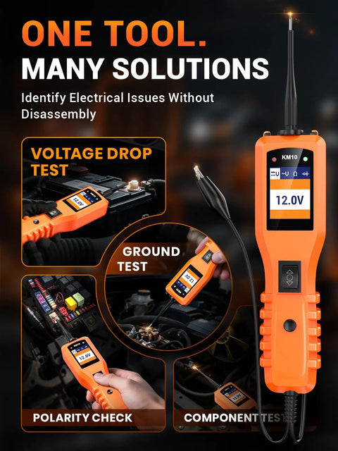 All In One Power Circuit Probe Kit For Cars And Trucks 12V 24V Automotive Circuit Tester With Digital Multimeter