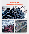 Heavy Duty Electric Pipe Bender Providing No Sweat Bending For Fast Metal Fabrication Featuring Five Precision Steel Dies Auto Manual Operation And Real Deal One Eighty Degree Range For Serious Shop Projects Daily with seamless steel pipes.