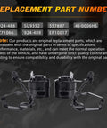 Rock Solid Rear Left and Right Suspension Ride Height Level Sensor 924-488 924-489 Chevrolet Cadillac SUVs 2004-2010