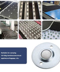 12 Pieces Ball Transfer Bearings With Nylon Balls In Carbon Steel Casing Rotation Caster Diameter 45mm, used in conveyors and carts