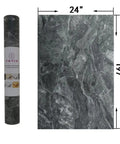Gray Marble Look Contact Paper Peel And Stick Countertop Wrap For Kitchen And Bathroom Super Easy Install No Mess Waterproof Matte Thick Vinyl With Realistic Texture Removable Wallpaper Roll size 24x197 inches